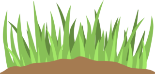 绿色小草土壤素材